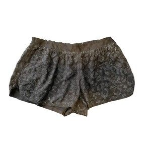 Rebecca Taylor silk bejeweled shorts 4 Lined Pull‎ On Elastic Originally $398